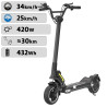 Patinete eléctrico Dualtron Togo - 36 V / 12 Ah Ø Minimotors Shop